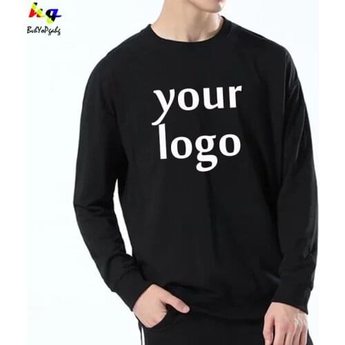 Custom logo sweat shirt shirt printing logo picture casual men and women sweat shirt long sleeve spring and autumn jacket