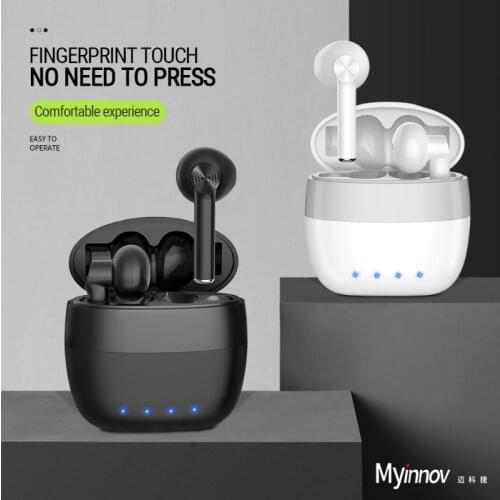 Wireless Earbuds Bluetooth 5.0 Noise Cancelling Headphones Waterproof Sports In-ear Touch Control Headset Earphones Wireless
