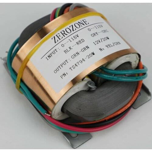 DIYERZONE 20VA Pure Copper R-core Transformer 22V / 24V /28V /32V/ other voltage L16-2-2