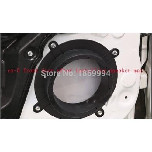 For 2014-2016 MAZDA/cx-5 cx5/cx-4/Atenza/Axela/14-16 6/ Front and rear Door Speaker mat mount Adapter Bracket Ring 6.5" inch