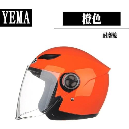YEMA Moto Racing helmet summer half face motorcross Motorcycle Helmet off road motorbike helmets made of ABS FREE SIZE YM-619