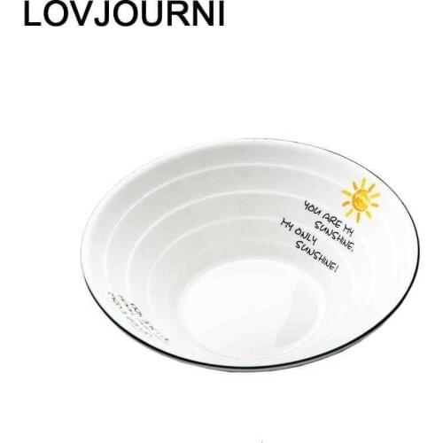 Mutfak Malzemeleri Keuken Accesoires Porcelain Plate Vajilla Cuenco Dinnerware Kitchen Dining Bar Ceramica Soup Ceramic Bowl