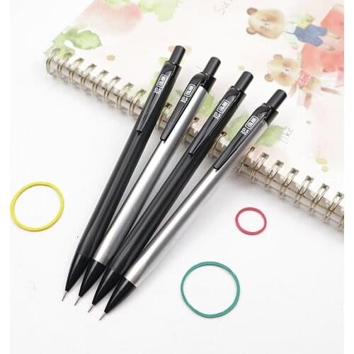 Mechanical Pencil 0.5mm High Quality Metal Penholder Automatic Pencils Professional Painting Writing School Supplies 4pcs/lot