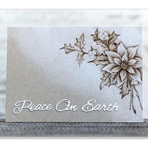 Good Word World of Wishes Metal Cutting Dies Stencils DIY Scrapbooking Album Paper Cards Craft Decorative Embossing New 2019