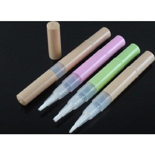 Empty 2ML Twist Pen Light Green Lip Gloss Essence Packaging Teeth Whitening Cosmetic Container with Different Applicators