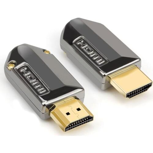 HDMI Welding Connector HDMI 2.0 Male Plug DIY HD Lines Adapters Support 4K 2K HDMI 2.0 / 1.4 / 1.3