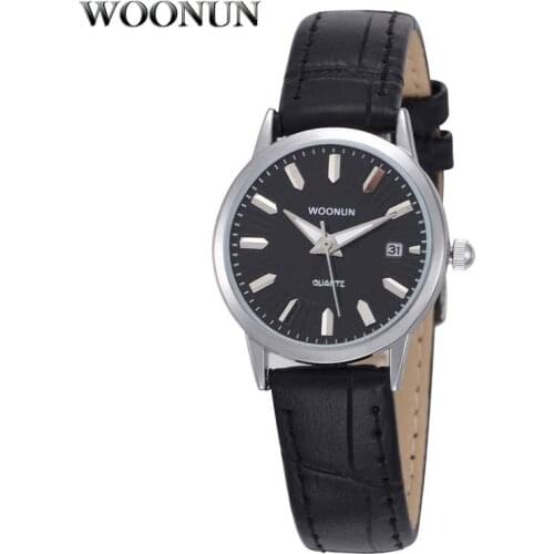 2020 Luxury Brand WOONUN Women Watches Fashion Casual Leather Strap Quartz Wristwatch Women Thin Watches relogio feminino