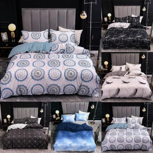 Luxury Bedding Set Super King Duvet Cover Sets 2/3pcs Single Queen Size Comforter Bedding Set No Sheets