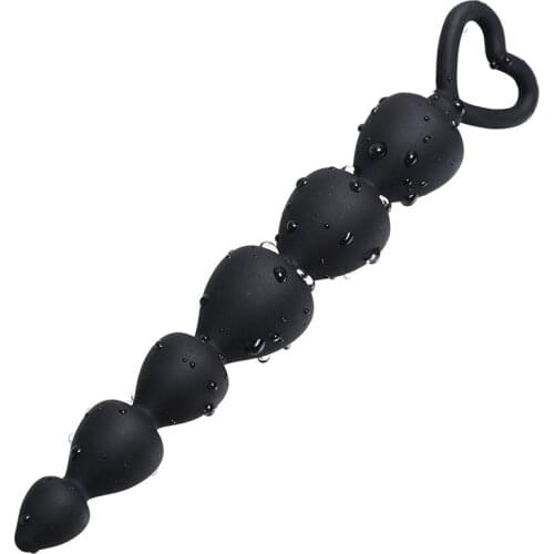 Adult sex shop Heart shaped Silicone Anal plug Sex toys for adults 18 Butt Plug Tail Trainer Women/Man Anal Dildo