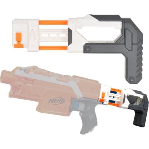 Universal Embedded Backrest for NERF Compatible Soft Bullet Gun Nerf Embedded Backrest Refit Assemble Toy Gun Accessories