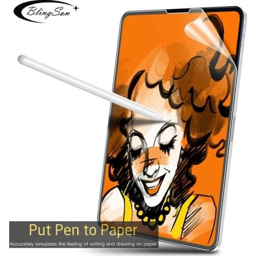 PET Paper Screen Protector For Apple iPad Pro 12.9 2021 2020 2018 Painting Drawing Matte Film For iPad 2015 2017 12.9 inch
