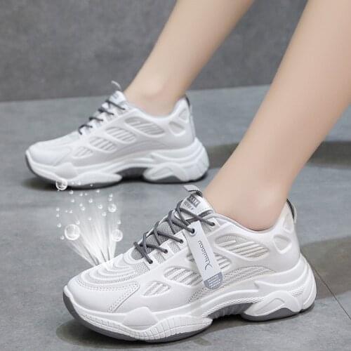 Dad Shoes Women Summer 2020 New Thick Bottom Increased Womens Shoes Thin Section Mesh Breathable Wild Casual Sports Shoes