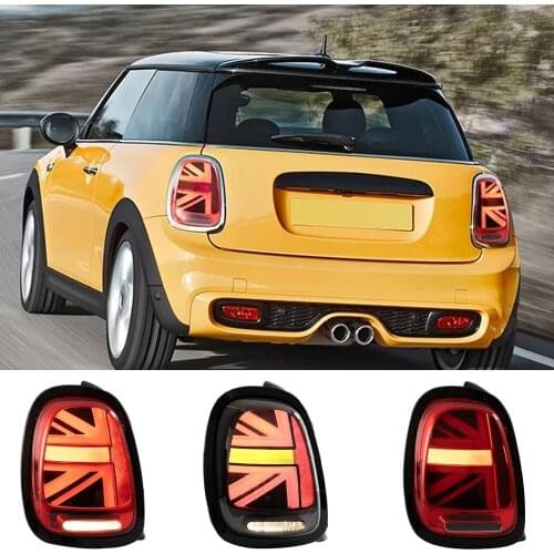 1 Pair Car Styling for BMW MINI F55 F56 F57 Tail Lights 2014-now for MINI Rear Light DRL+Turn Signal+Brake+Reverse LED lights