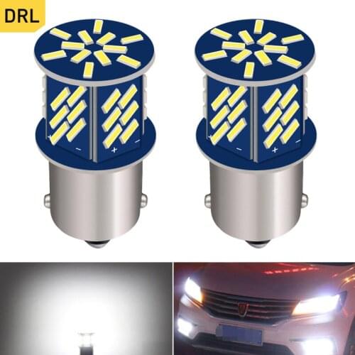 2X P21W 1156 BA15S LED Car Backup Reverse Light for Volvo XC60 XC90 S60 V70 S80 S40 V40 V50 XC70 V60 C30 850 C70 XC 60 12V White