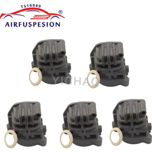 5pcs/Set Cylinder Head + Ring For BMW F02 F07 GT W212 Air Suspension Compressor Repair Kit 2008-2017 37206789450 37206796445