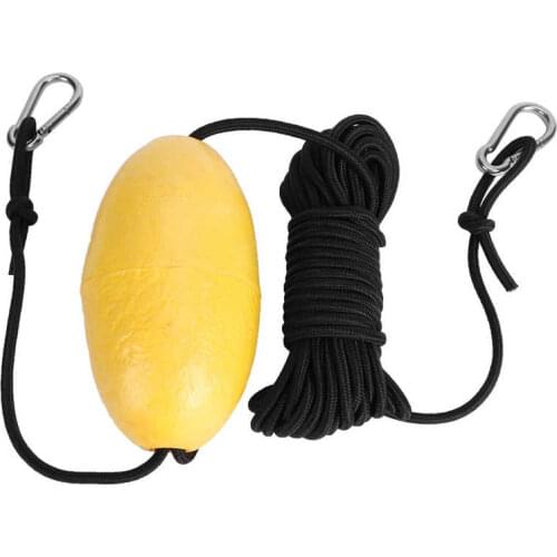 9.8m/32.2ft Fishing Drift Anchor Throw Line Sea Drogue Portable Float Buoy Accessories for Marine Boat Yacht Kayak