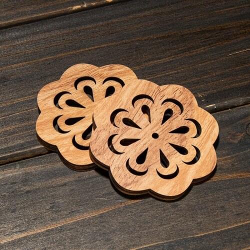 Tea pad Wood Coasters Placemats Square Heat Resistant Drink Mat Table Tea Teapot Coffee Cup Pad Non-slip Cup Mat Insulation