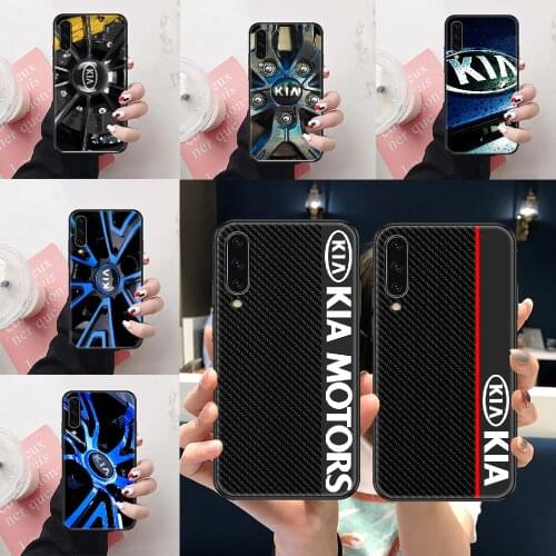 KIA Logo car rim Phone Case For Samsung Galaxy A 10 12 20E 21S 30 32 40 50 51 52 70 71 72 5 6 7 2016 2018 black tpu shell art
