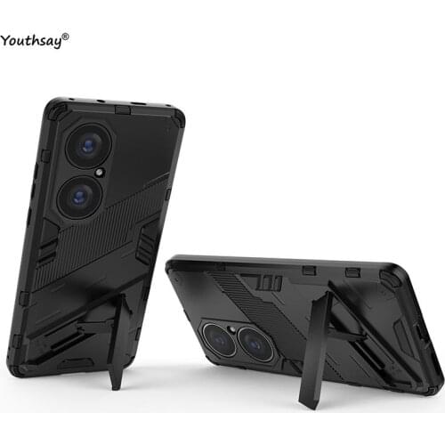 PUNK Phone Case For Huwei P50 Pro Cover Case For Huwei P50 Pro Coque Fundas Armor Shockproof Hard Phone Bumper For Huwei P50 Pro