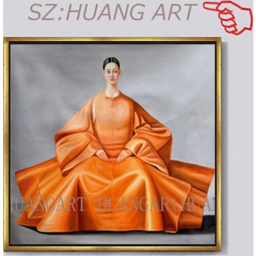 Figure Characters of ancient South Korea girl no Frame and With framed Oil Painting Canvas Palette On Canvas Picture Home