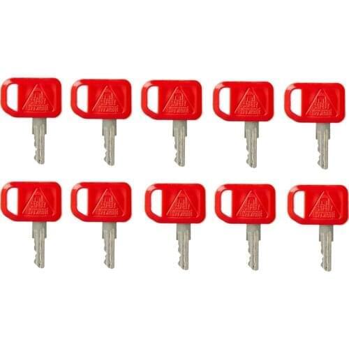 JDR Key For John Deere (Set of 10) Excavator Fit All Graders Dozers Skid Steer AR51481 Free Shipping