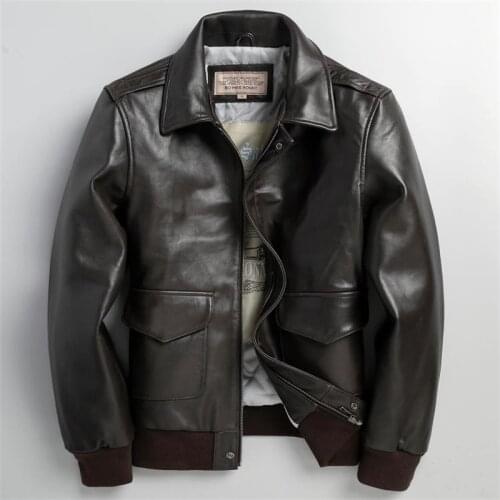 2021 Autumn And Winter New Mens Genuine Natural Sheepskin Leather Jacket Motorcycle Slim Black Mens Sheepskin Jacket Coat