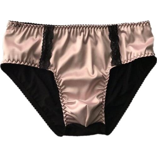 Sexy Nylon Underwear For Men Softy With Penis Pouch Breathable Low Rise Funny Gay Male brief Underpants Panties sissy