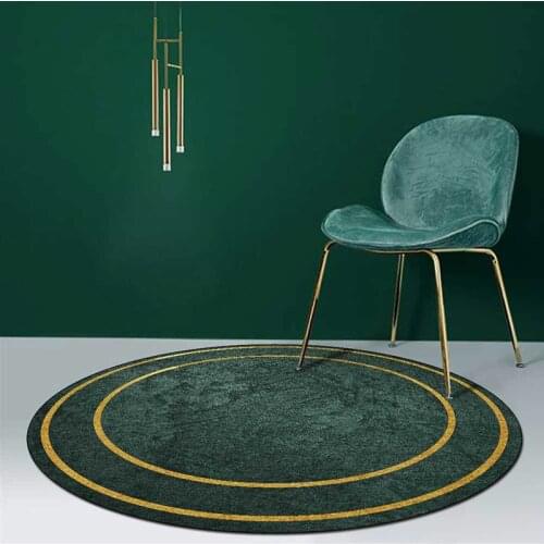 Soft Round Carpets Nordic Abstraction Rug Carpets For Living Room Room Rug For Home Bedroom Decoration Area Rug 3D Floor Mat