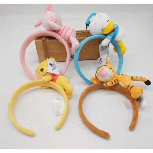 NEW Minnie Ears Donald Tigger Piglet Plush Girl Lovely Headband