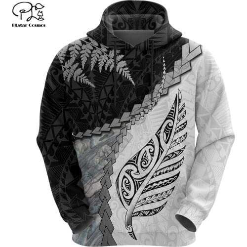NewFashion Newest New Zealand Flag Country Maori Aotearoa Tribe Tattoo 3Dprint Men/Women Streetwear Harajuku Hoodies Pullover A5