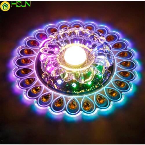 Ceiling New Design Lamp Modern Corridor Mirror Aisle Veranda Lighting Down Crystal Surface Mounted LED Ceiling Lights