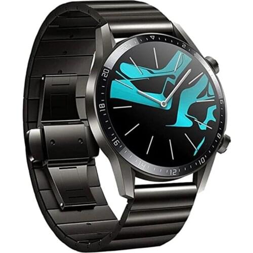 For Huawei Watch GT2/GT/GT2E 46mm 42mm Stainless Steel Strap 20/22mm Metal Butterfly Buckle Strap Huawei Gt2 Watch Accessories