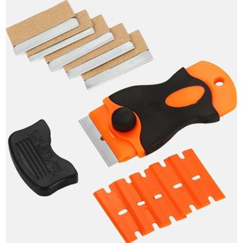 Car & Window Tint Ceramic Glass Oven Razor Scraper Plastic Handle Razor Scraper Ceramic Glass Oven Window Tinting Tool Blade