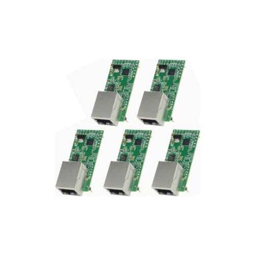 Hotselling USR-TCP232-T2 Tiny Serial Ethernet Converter Module Serial UART TTL to Ethernet TCPIP Module Support DHCP and DNS