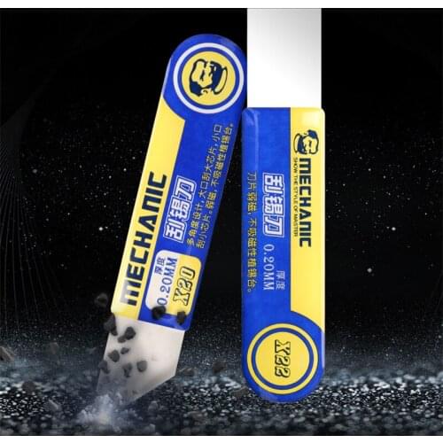 Mechanic High Toughness Solder Paste Tin Scraper Knife Scraper Tin Planting for BGA Stencil Reballing Mobile Phone Repair Tools