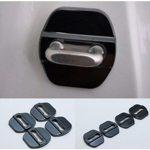 Excellent Stainless Steel Door Lock Buckle Protective Cover Auto Case For Nissan Sentra B17 SR 2013-2019 Car Styling