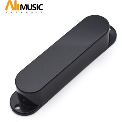 10PCS Smooth Electric Guitar ST Single Coil Pickup Sealed Cover Solid ABS Pickup Cover 82.5x17.8x15.5mm Black