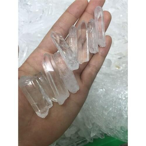 100g transparent clear quartz wand natural stones and minerals healing crystals rough gemstones as gift for meditation
