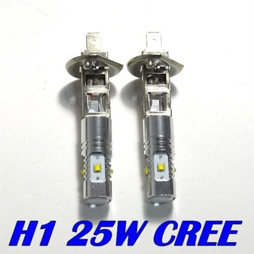 2 pieces / lot 881 880 H3 h1 led light Fog lamp h3 25w Cree Chip LED SMD Fog Light