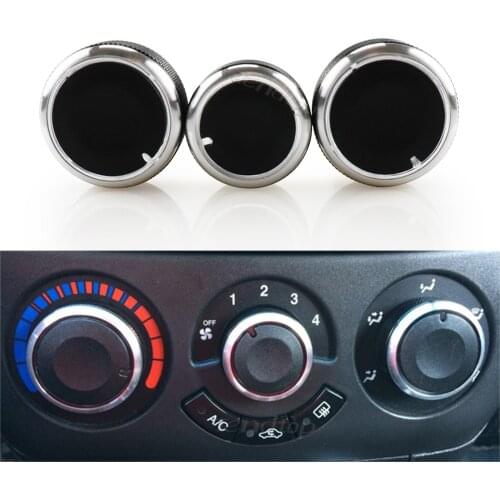 3Pcs For Chevrolet Chevy T250 Aveo Aveo5 Lova 250 Daewoo Gentra Car Air Conditioning AC Knobs Switch Heat Control Buttons