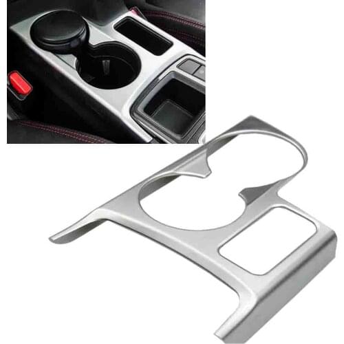 Car Styling Interior ABS Chrome Cup Holder Trim Cover Frame Garnish Molding Fit For Mazda CX 5 CX-5 2015 2016