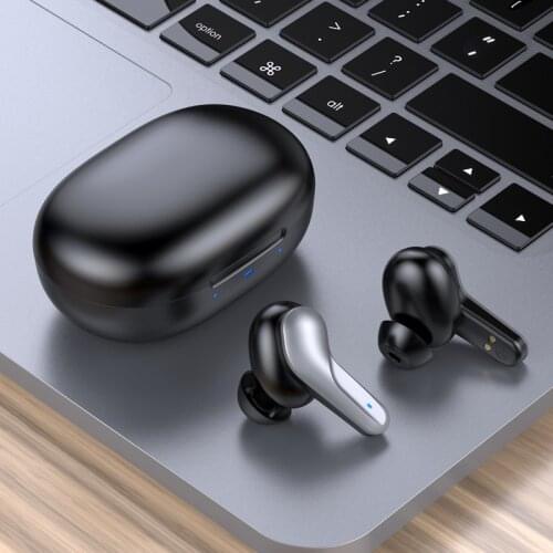 Wireless Bluetooth Earphones HD Stereo Noise Cancelling Gaming TWS Fingerprint Touch Charging Box Bluetooth Earphones