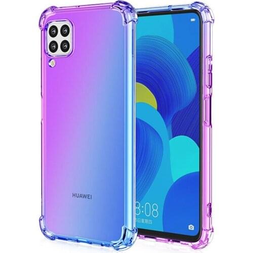 Gradient Color Phone Case For Huawei Nova 3 3i 5T 5Z 5i 5 Pro Luxury Soft TPU Back Cover Case For Huawei Nova 4 6 SE 3E 4E Coque