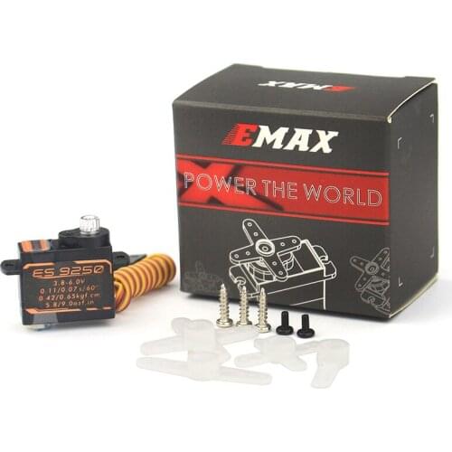 Emax Servo ES9052 ES9250 Digital Metal Gear Mini 5.5g 4.8g for Remote Control RC Plane Fixed Wing Drone Parts
