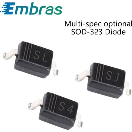 100Pcs SMD Fast Switching Diode 1SS355 A 1N4148WS T4 1N5819WS S4 1N5819 S4 100V SOD-323 Electronic Components