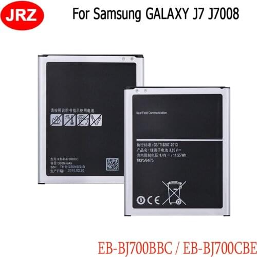 EB-BJ700BBC Battery For Samsung GALAXY J7 J7008 J7 2015 J700 J700H SM-J700F J4 2018 Batteria 3000mAh EB-BJ700CBE Phone Batterij