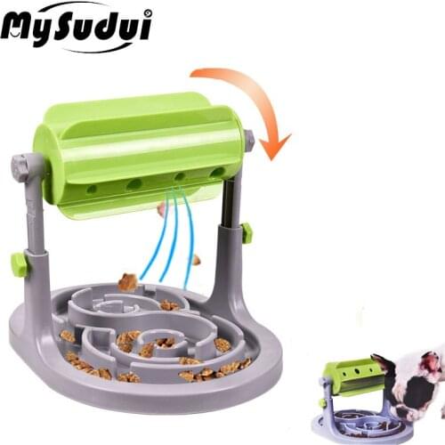 Interactive Cat Dog Iq Training Toys Educational Play Game Anti Choke Dog Slow Feeder Bowl Toy For Small Large Dogs Jouet Chien