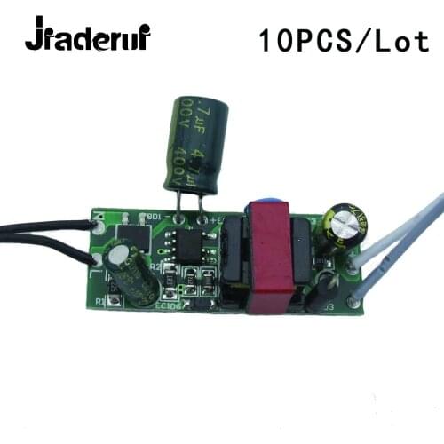 Jiaderui 10PCS/Lot High QuaIity 3W 4W 800 mA 3V - 5V Power Supply AC 110V-220V Input LED Driver For Fan Blub Lighting