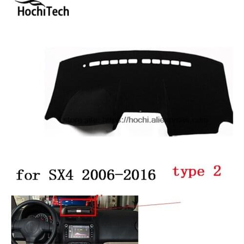 Dashboard mat Protective pad Shade Cushion Photophobism Pad car styling accessories for Suzuki SX4 2006-2016