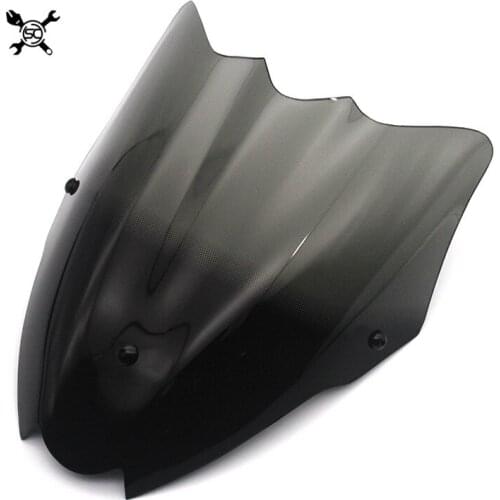 Motorcycle Sports Windshield WindScreen Visor Viser Fits For Sukuzi GSR750 2011 2012 2013 2014 2015 2016 11'-16' Double Bubble